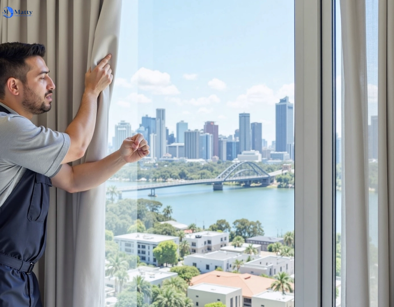 Professional curtain steam cleaning service point-piper-nsw QLD by Matty Curtain Cleaning
