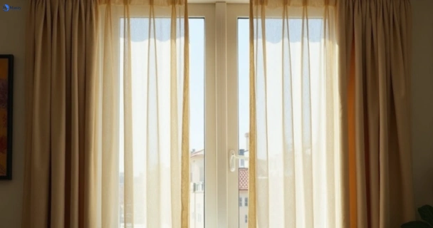 Dull dusty drapes in point-piper-nsw before professional cleaning
